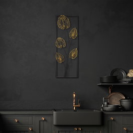 Wallity Strawberry Escultura de pared de metal Multicolor